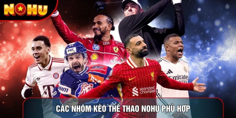 Các nhóm kèo Thể thao Nohu phù hợp